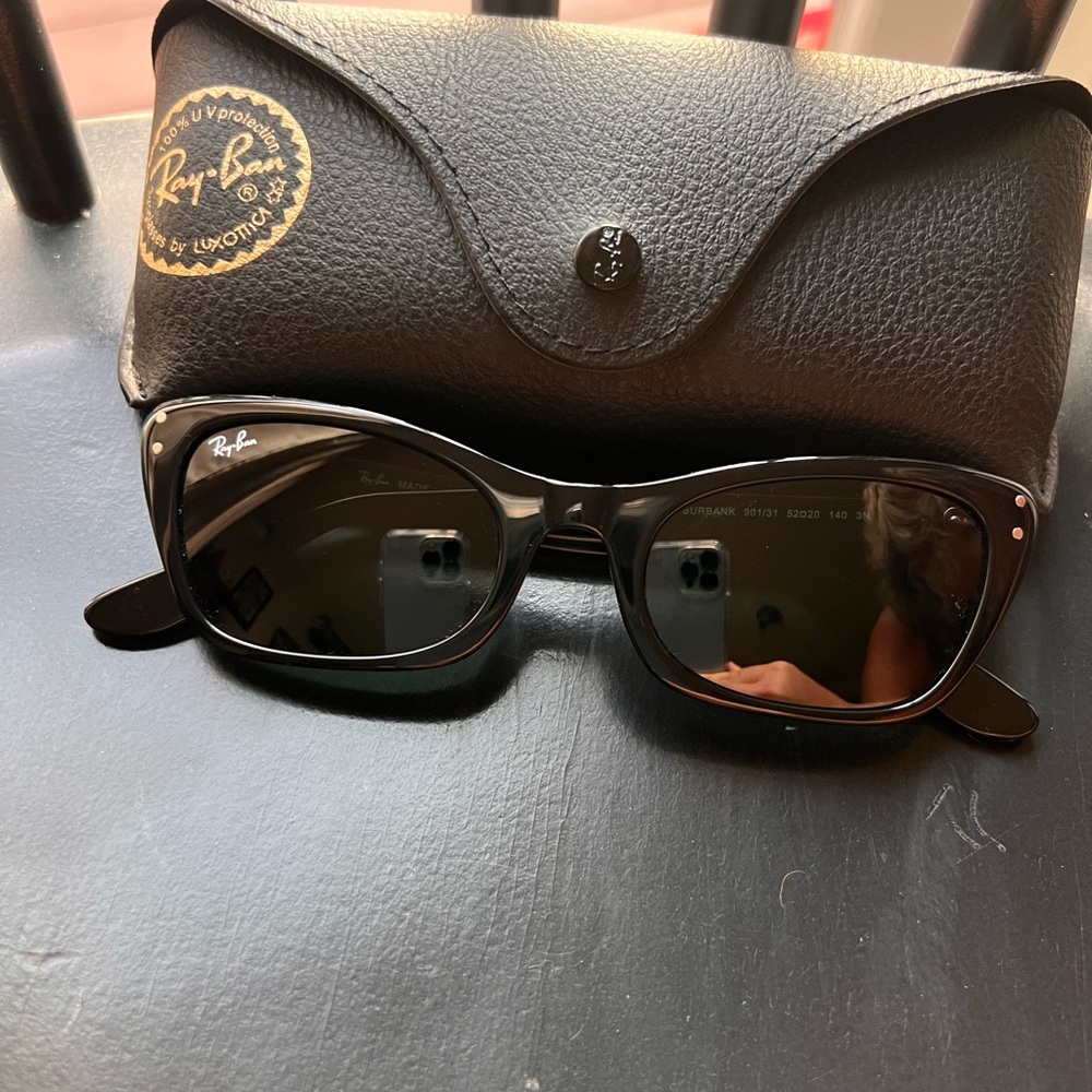Ray-Ban Black Sunglasses LADY BURBANK - Picture 3 of 8